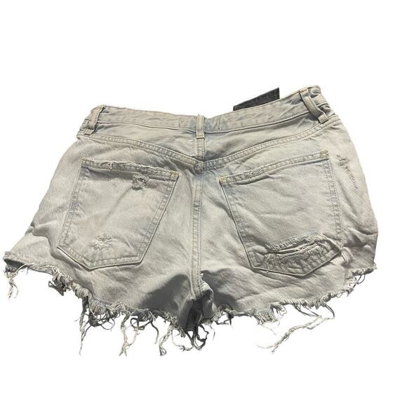 We the free by free people light wash Jean cut off shorts with button fly - Picture 3 of 3